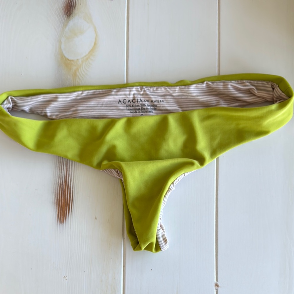 Acacia Swimwear Green Bikini bottom